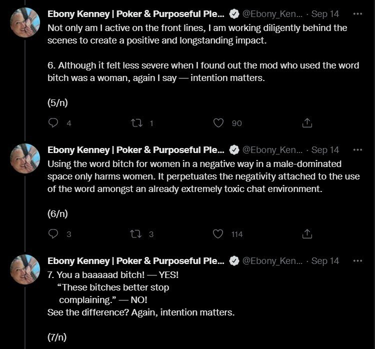 Ebony Kenney tweet