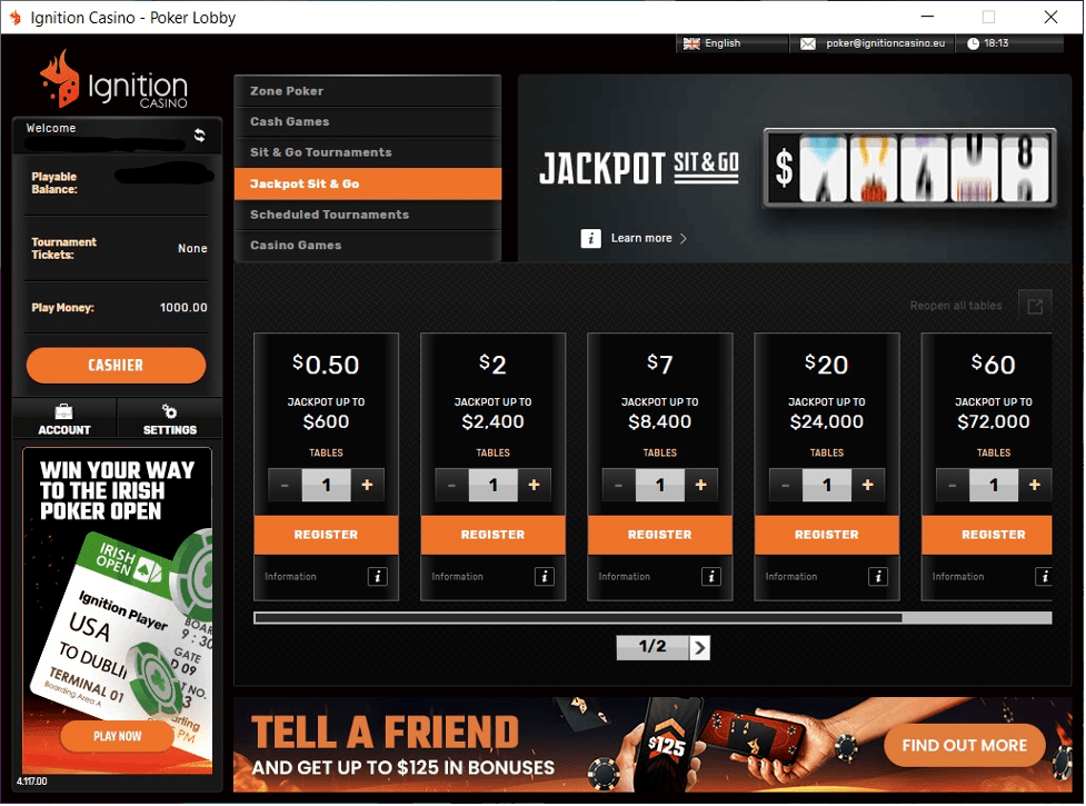 Ignition Poker Review Up to 1500 Bonus Tight Poker