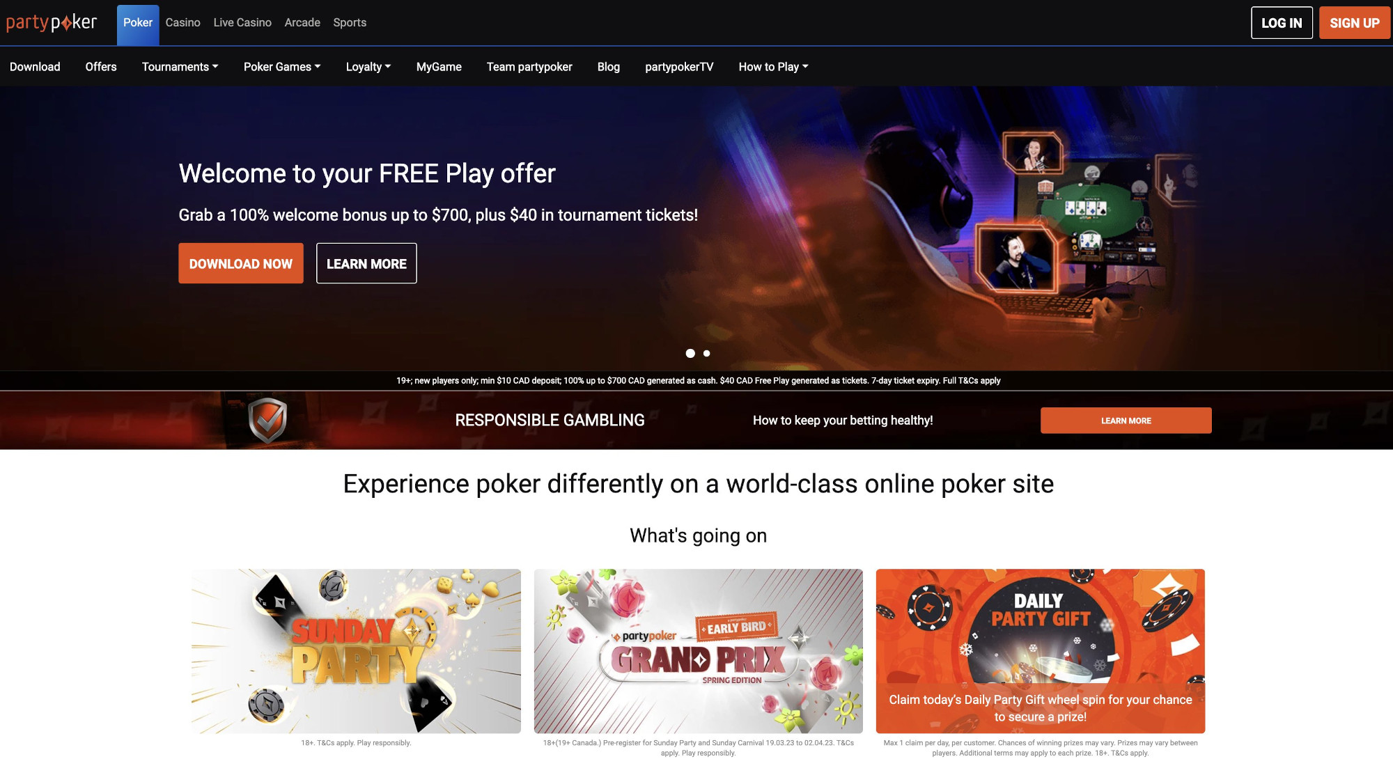 The Best Five Poker Tournaments Under $5 on partypoker