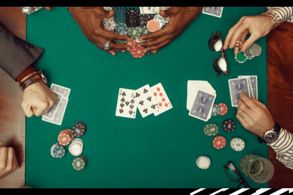 5 Card Draw Poker being played.