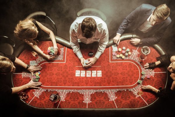 People Playing Texas Hold'em