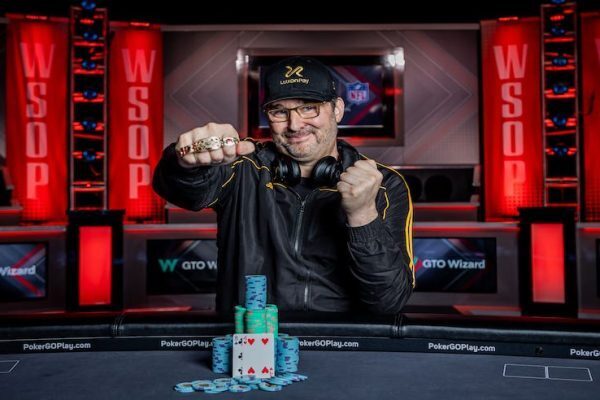 Phil Hellmuth Holding 17th bracelet after winning WSOP Event #72