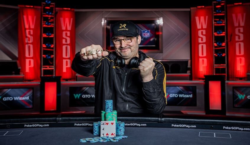 Phil Hellmuth Holding 17th bracelet after winning WSOP Event #72