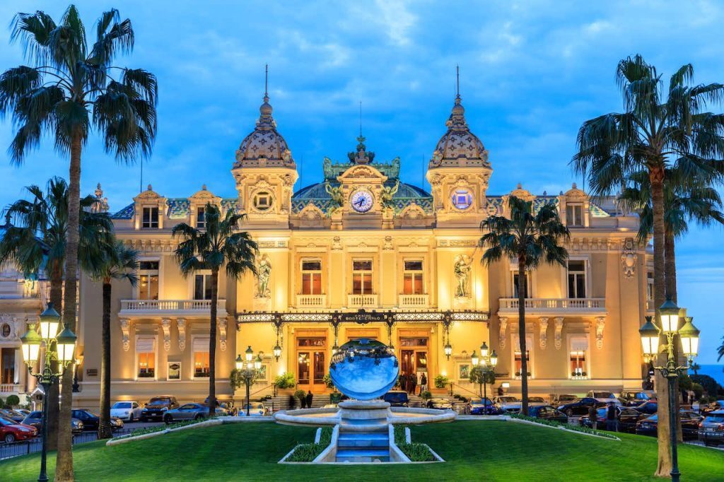 Famous building in Monte Carlo