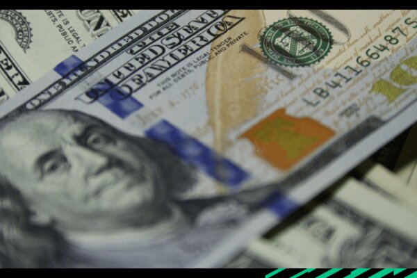 Multilpe American One Hundred Dollar Bills.
