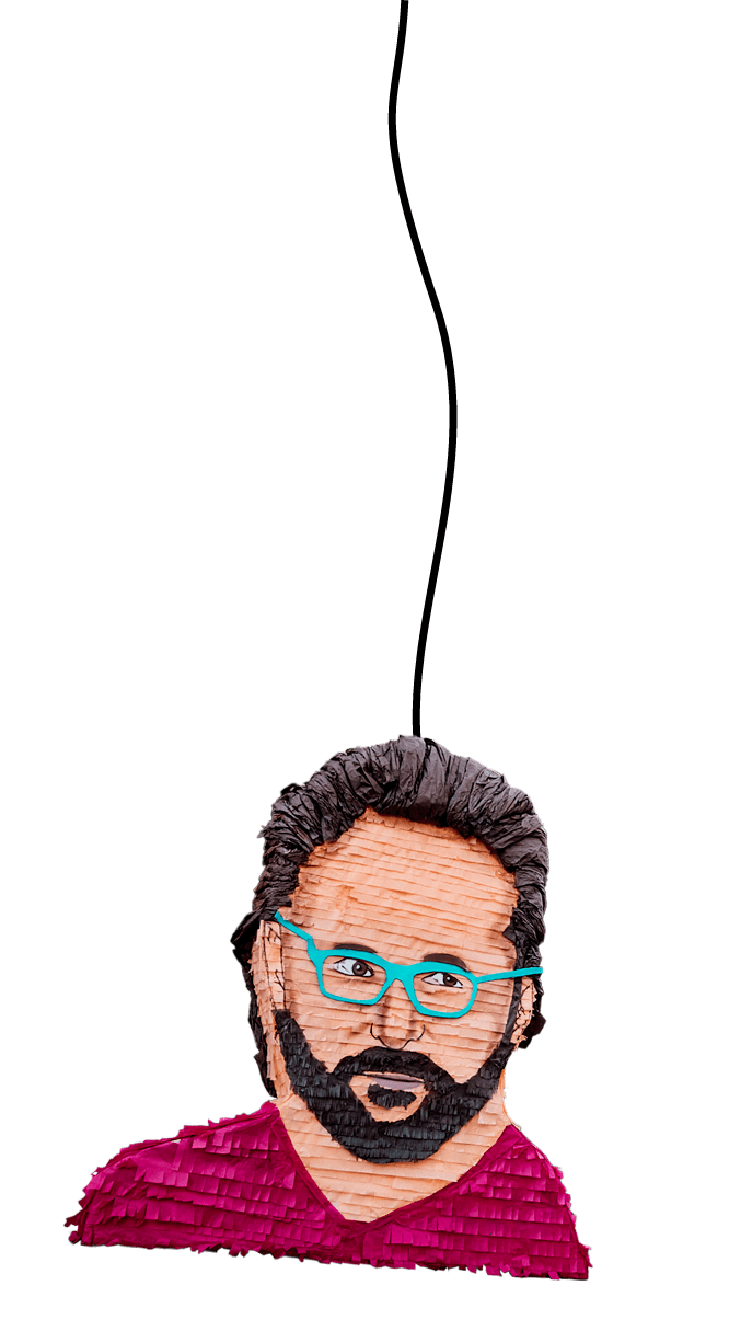 a Daniel Negreanu piñata