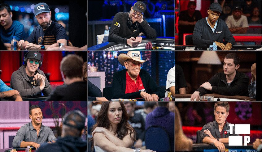 Poker Players collage