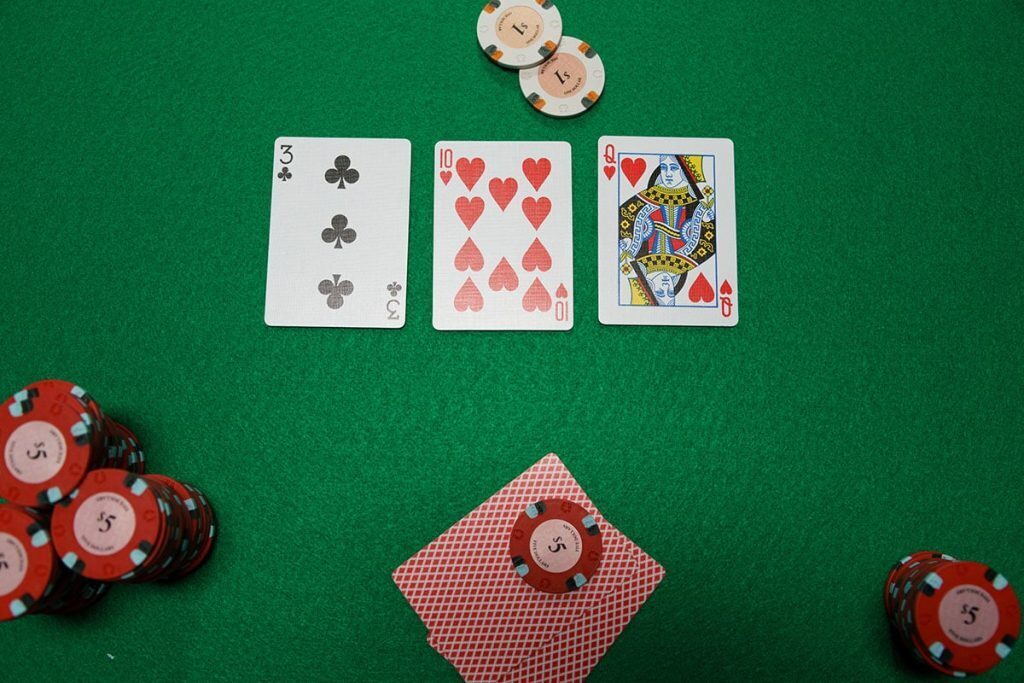 The flop in poker