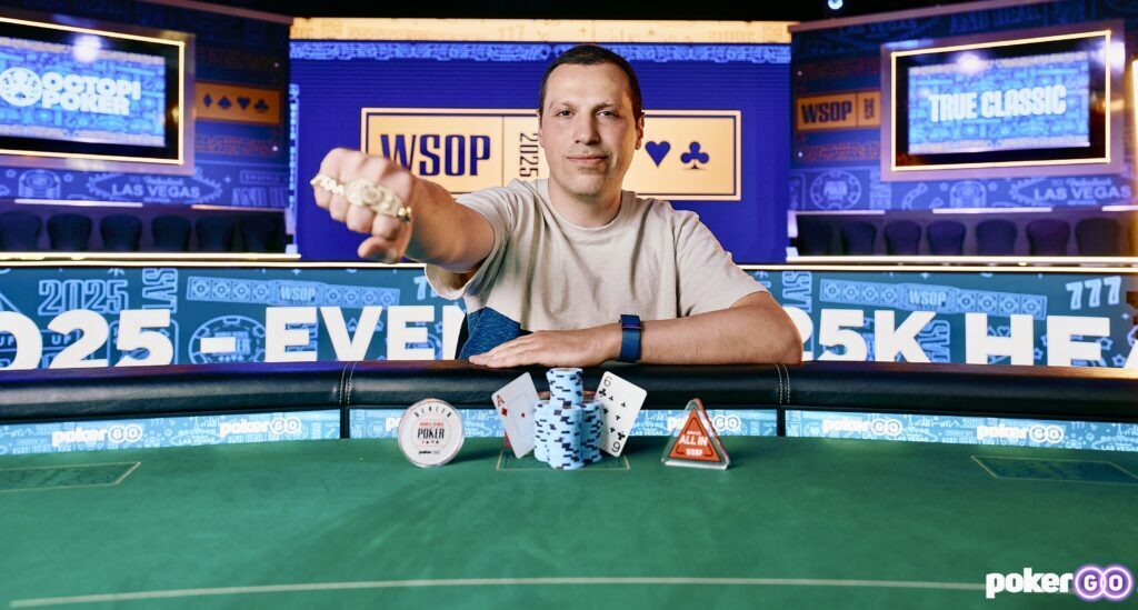 Artur Martirosian Winning the 25K Heads Up