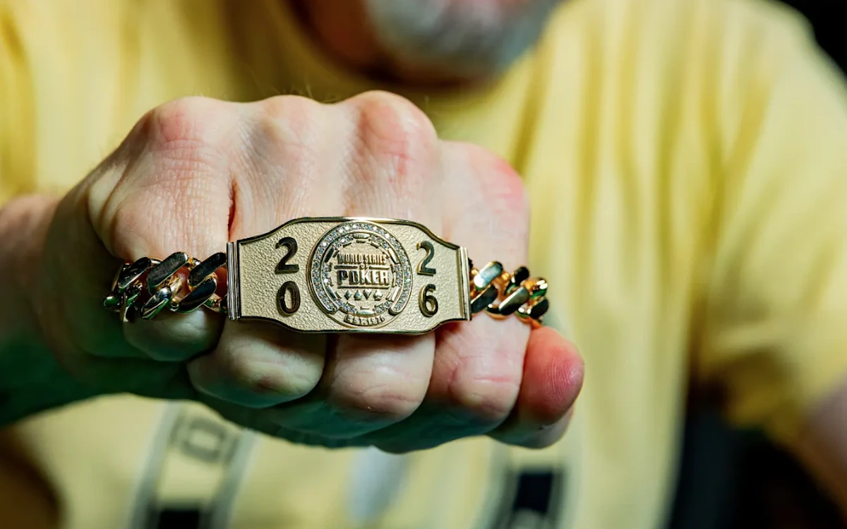 WSOP Bracelet shot