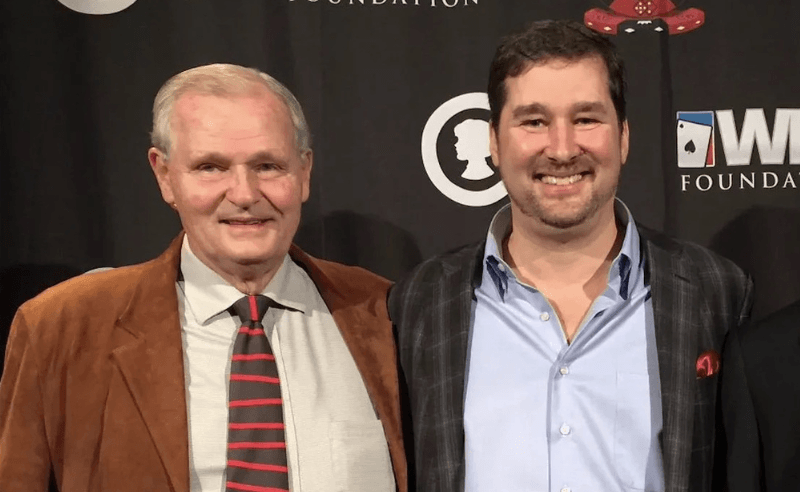 Phil Hellmuth Sr and son
